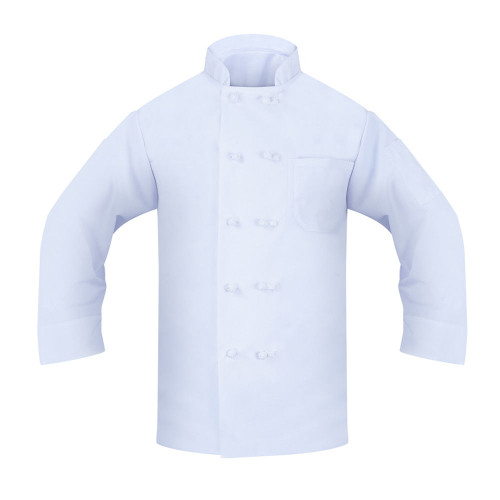 Chef Coat, 100% Poly, Knotted Buttons, 2 Pockets ADI American Dawn