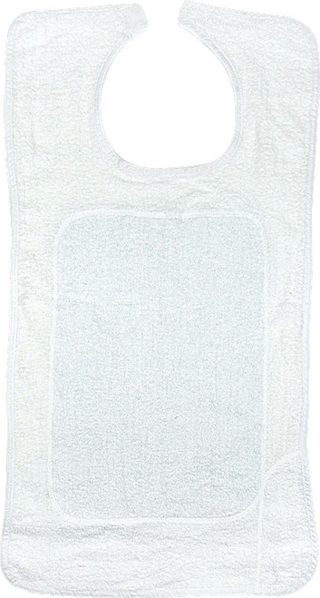 Adult Terry Bib with Partial Barrier				 					 Beck's Classic Manufacturing