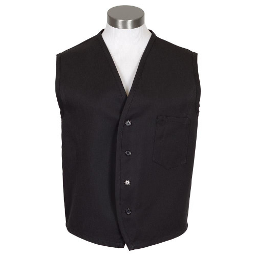 Unisex Vest, Black Fame Fabrics