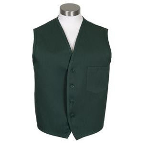 Unisex Vest, Hunter Green Fame Fabrics