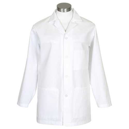 Fame K73 Male Counter Coat, White Fame Fabrics