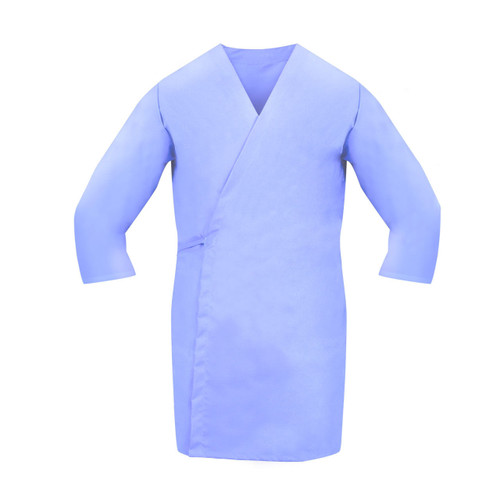 Smock Wrap, 3/4 Sleeve, No Pocket, Light Blue ADI American Dawn