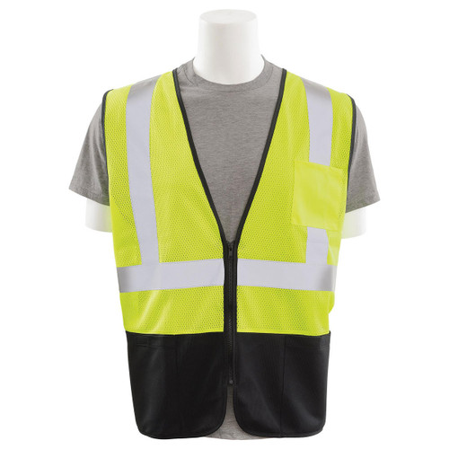 S363PB Zipper Economy Mesh Safety Vest (Class 2) ERB Safety Products