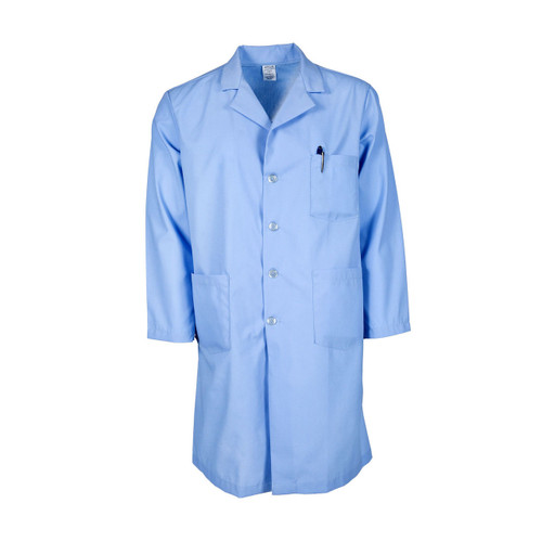 L17M Light Blue Men's Lab Coat Pinnacle Textile Industries