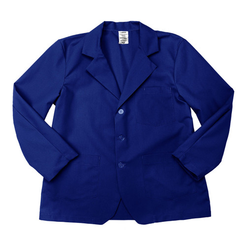 Lapel Counter Coat, Royal Blue Pinnacle Textile Industries