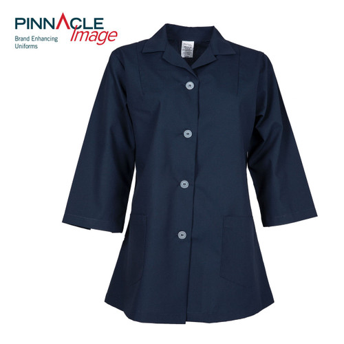 Women's Utility Smock, Navy Blue Pinnacle Textile Industries