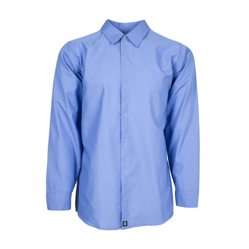 Women's Long Sleeve Work Shirt, Gulf Blue Pinnacle Textile Industries