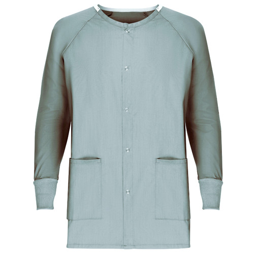 Ceil Blue Scrub Warmup Jacket by American Dawn |Unisex Scrub Tops