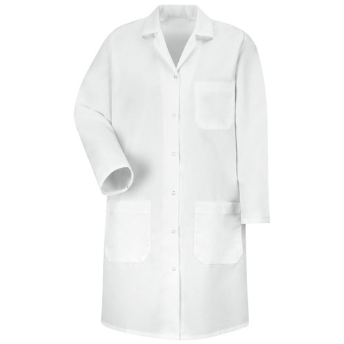 Red Kap 5210WH Women's Five Button Closure Lab Coat |Women's Long