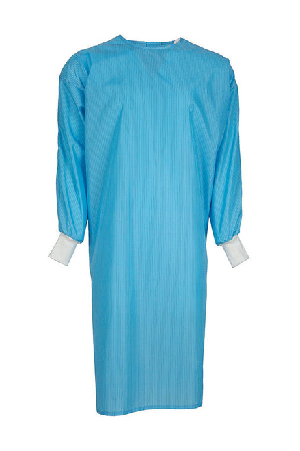 Level II Isolation Gown by Pinnacle, Blue Pinnacle Textile Industries