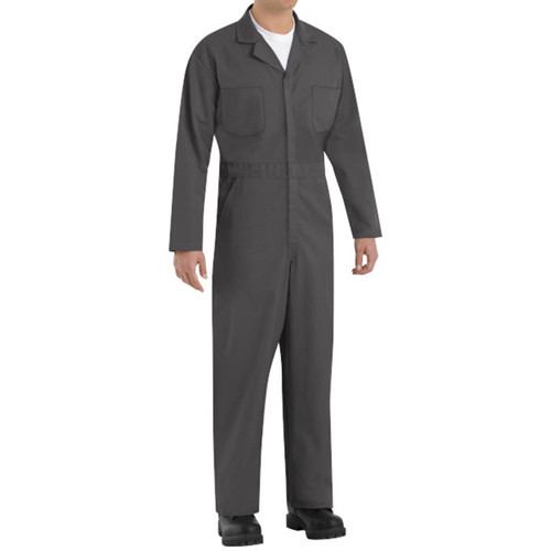 Men's Button-Front 100% Cotton Coverall, Red Kap®