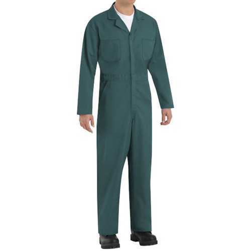 Red Kap CT10SG Twill Action Back Coveralls, Spruce Green 