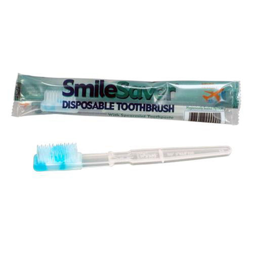 Smilesaver Pre-Pasted Disposable Toothbrushes Direct Textile Store Amenities