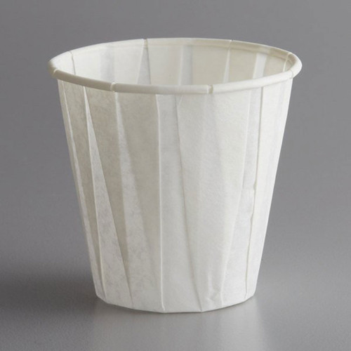 Pleated Paper Waxed Cups - 3 oz Direct Textile Store Amenities