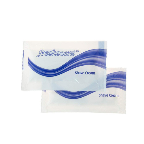 Freshscent Shave Cream in Single Use Packets - 100 Packets CDS Advantage