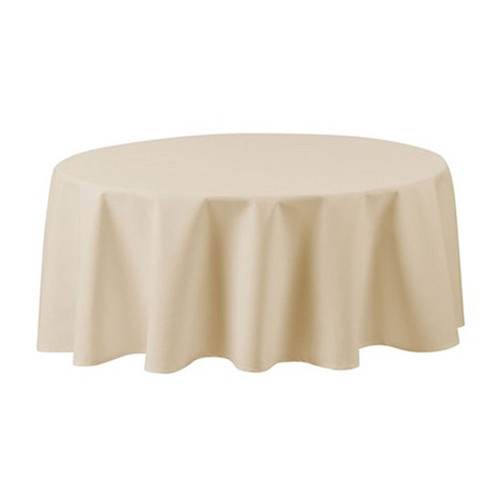 Seamless Ivory 90" Rounds Tablecloth BLC Textiles