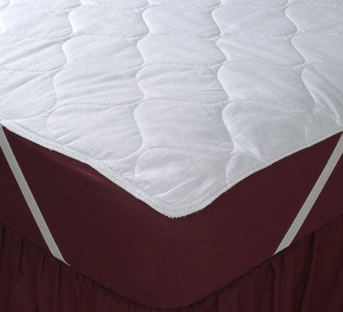 Comfort Choice Economy Quilted Anchor Band Mattress Pad JS Fiber