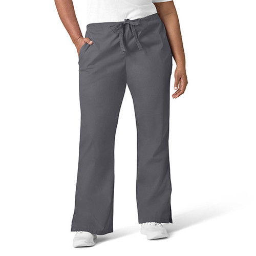 Stretch Flare Scrub Pants, Pewter Gray - In Bulk Case of 36 Fashion Seal Healthcare