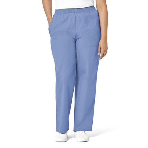 Scrub Pants with Pockets, Ceil Blue - In Bulk Case of 36 Fashion Seal Healthcare