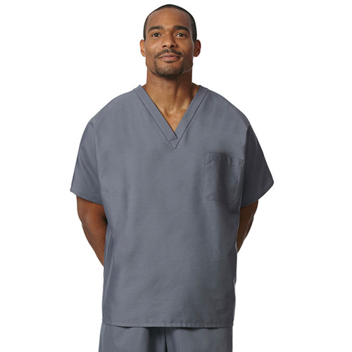 Gray Scrub Tops, Tall - Pack of 3 Fashion Seal Healthcare