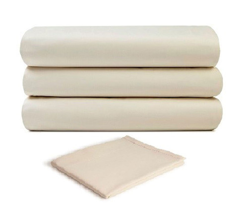 T200 Hotel Bed Sheets In Solid Bone By Golden Mills Golden Mills