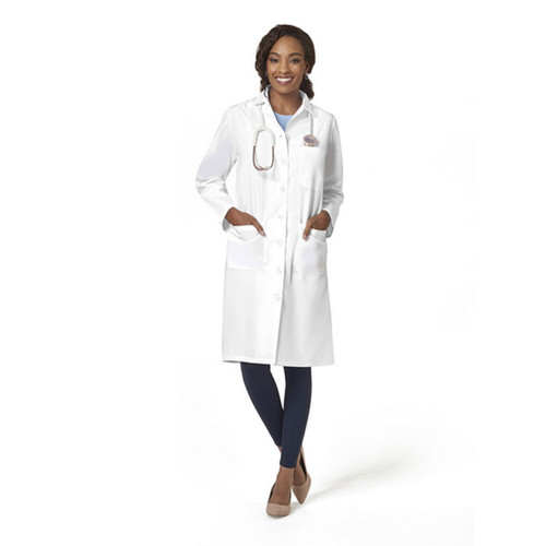 Women Lab Coat, Full Length in White - Bulk Case of 42 Fashion Seal Healthcare