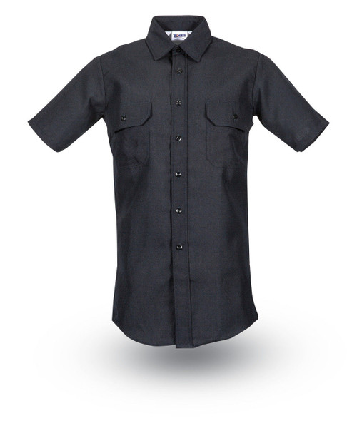 Flame Resistant Short Sleeve Uniform Shirt - Button Front Pinnacle Textile Industries