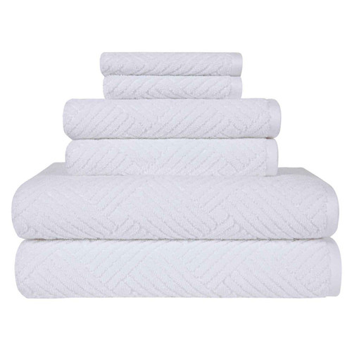 Central Park Studios Seymour 6 Piece Towel Set Direct Textile Store 106