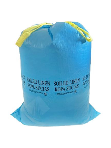 Blue Drawtape Soiled Linen Bag, 29x38|Industrial Laundry Bags