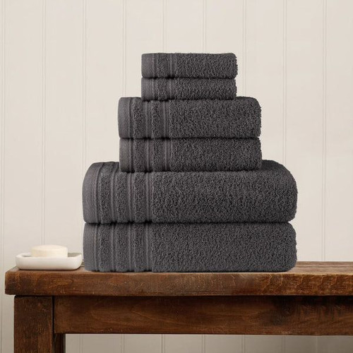 Plush Shelly 6 Piece Luxury Towel Set Classic Turkish Towels