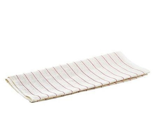Wholesale Red Stripe Glass Towels by Still Water Linens Still Water Linens Hospitality and Cleaning