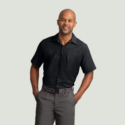 Red Kap SP24 Men's Short Sleeve Industrial Work Shirt