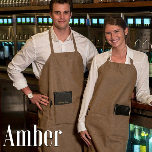 Uniform Bib Aprons with Low Pockets