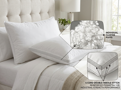 Cluster Loft Medium Firm pillows