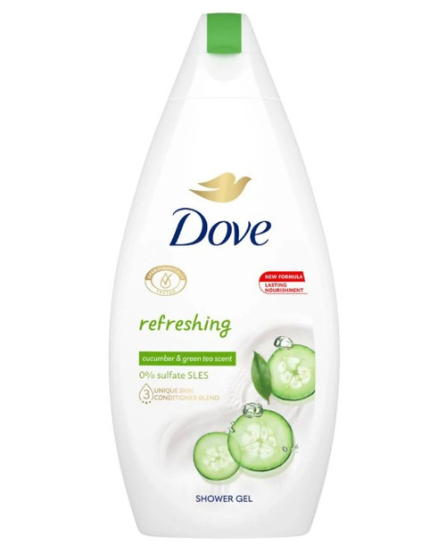 Dove Pro Body Wash, Cucumber 500 ML - Case of 24- License Req