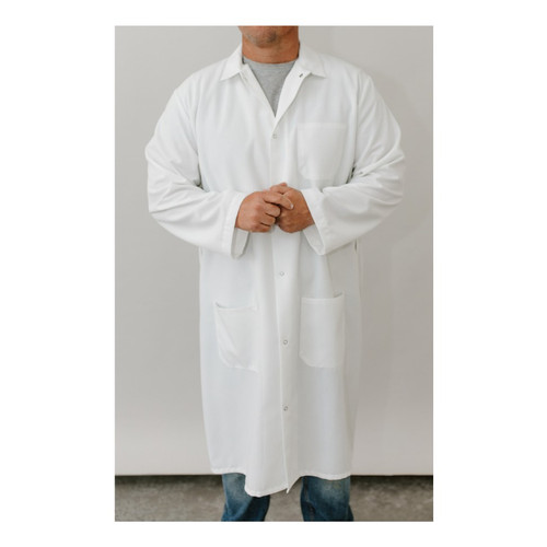 Butcher Frock Coat - Two Lower Pockets plus Inside Chest Pocket, Snap Front (Case of 24)