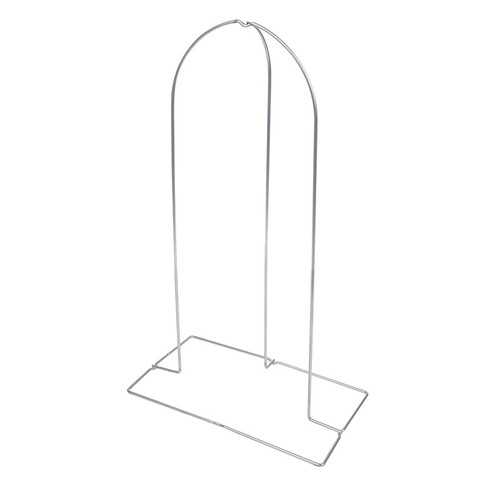 Grey Metal Cloth Hanger Rack Stand