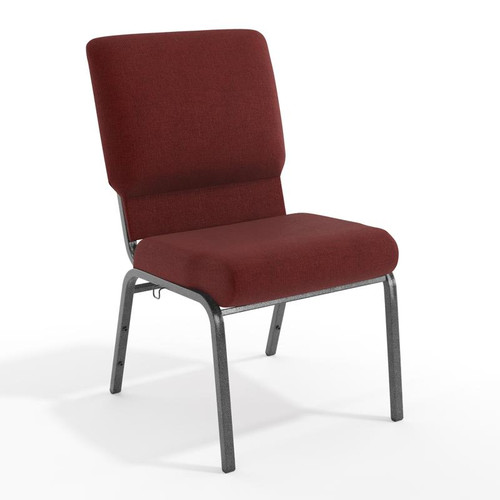 Church Chairs - Advantage 20.5" Wide Church Chairs - Maroon