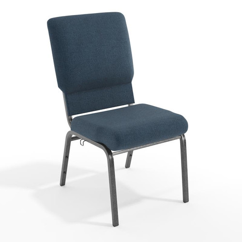 Church Chairs - Advantage 18.5" Wide Church Chairs - Navy