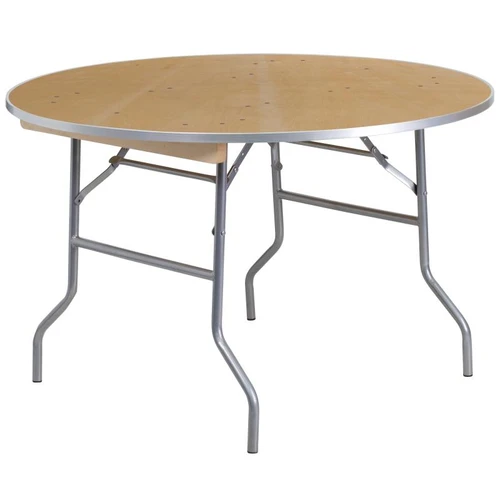 Fielder Heavy Duty Birchwood Folding Banquet Table