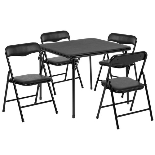 Mindy Kids 5-Piece Folding Table and Chair Set
