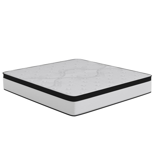 Mattresses - 12" Firm Hybrid Pocket Spring Mattress in a Box