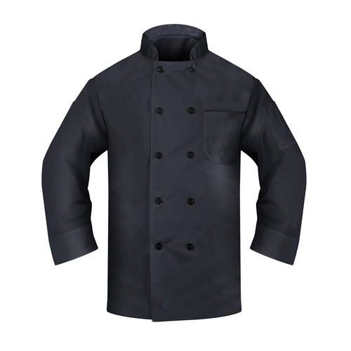 Professional Polyester Black Modern Chef Coats