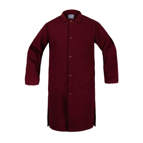 Colored Butcher Frock, Inner Pocket & Side Openings - Kelly Green