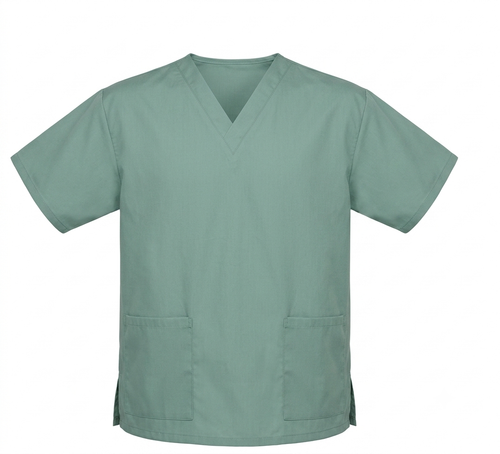Unisex Scrub Top, T160, Misty Green
