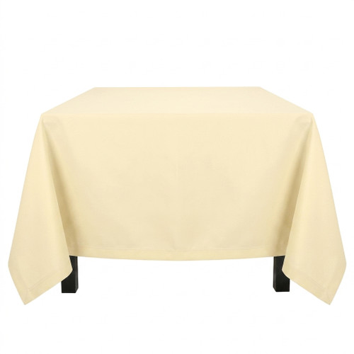 Signature Square Tablecloth, 44x44 - Ivory
