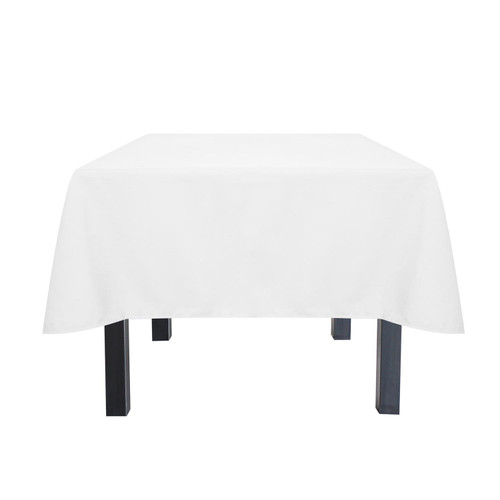Spun Poly Tablecloth, White