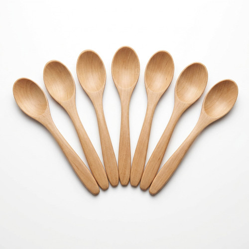 4.3 Inch Brown Biodegradable Teaspoons