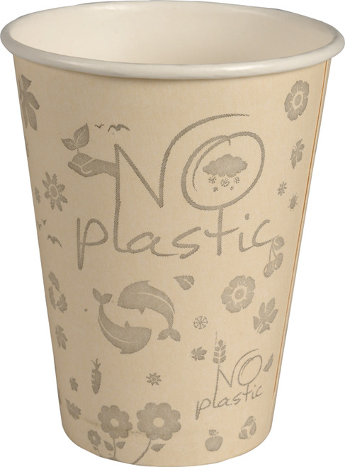 12 Oz Plastic-Free Paper Hot Cup In Bulk