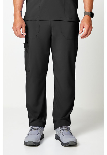 Dickies EDS Essentials Unisex Short and Tall Tapered Leg Scrub Pants - Short - 28 1/2 Inch Inseam - Black